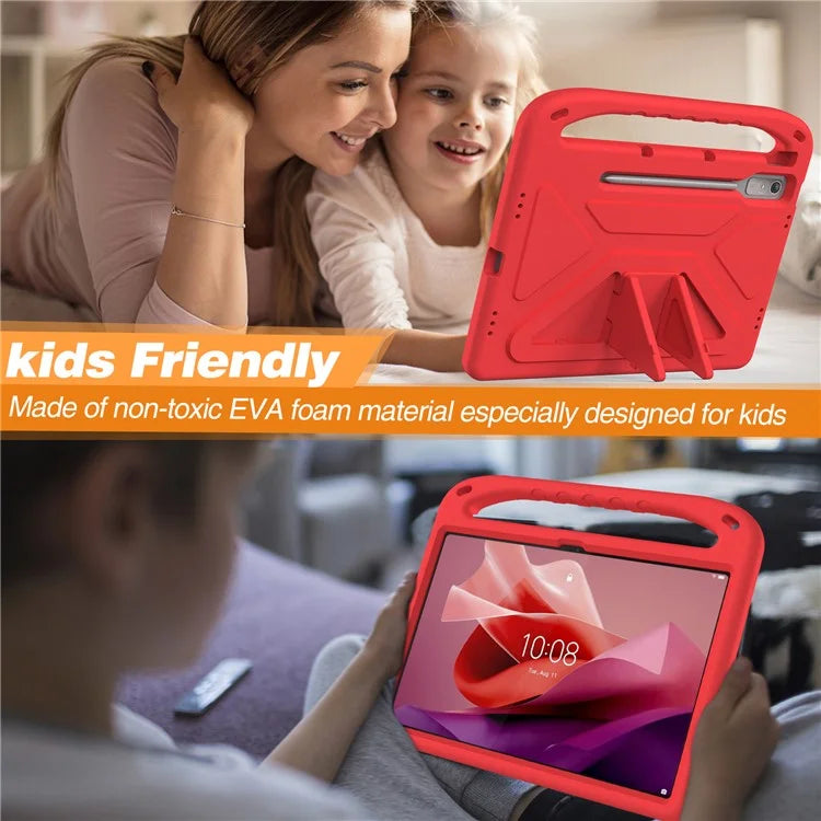 For Lenovo Tab P12 EVA Case Handle Shockproof Kid-Friendly Tablet Cover