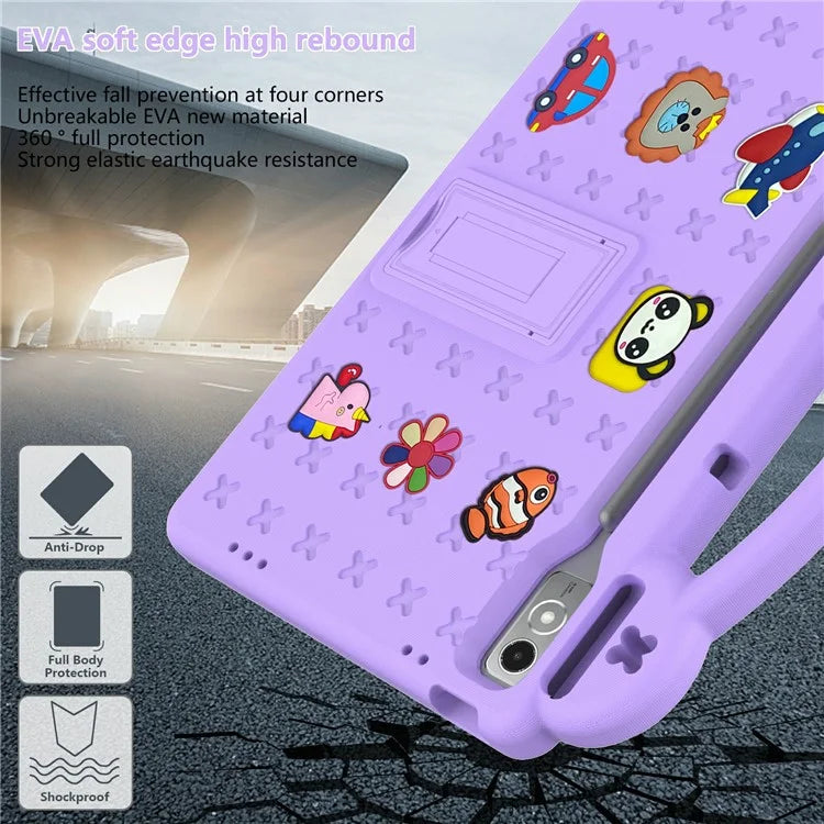For Lenovo Tab P12 EVA Case with Kickstand Drop Protective Rugged Tablet Cover
