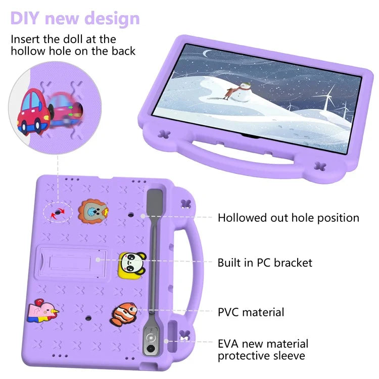 For Lenovo Tab P12 EVA Case with Kickstand Drop Protective Rugged Tablet Cover