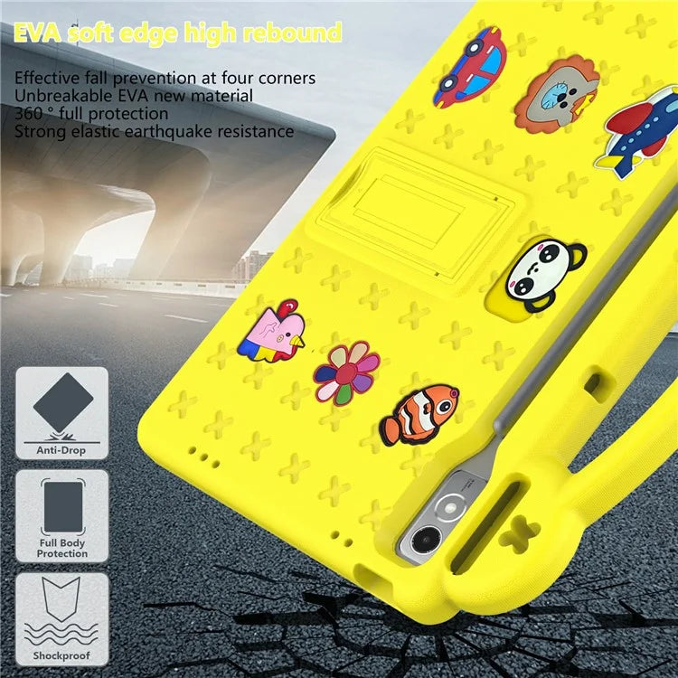 For Lenovo Tab P12 EVA Case with Kickstand Drop Protective Rugged Tablet Cover
