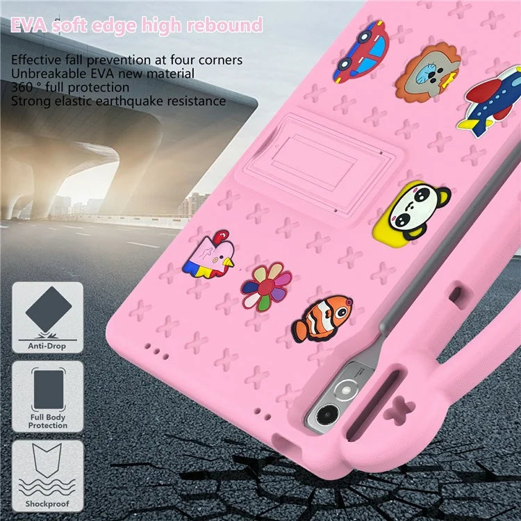 For Lenovo Tab P12 EVA Case with Kickstand Drop Protective Rugged Tablet Cover