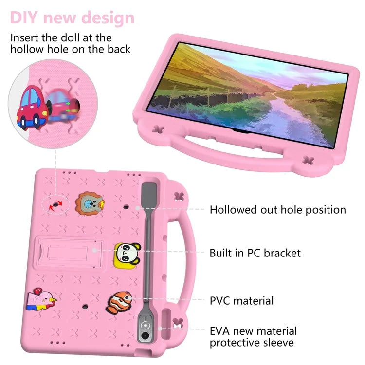 For Lenovo Tab P12 EVA Case with Kickstand Drop Protective Rugged Tablet Cover
