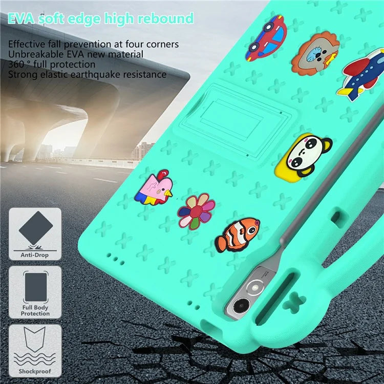 For Lenovo Tab P12 EVA Case with Kickstand Drop Protective Rugged Tablet Cover