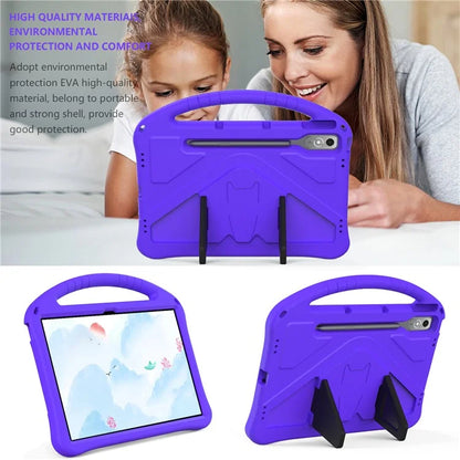 For Lenovo Tab P12 Protective Back Cover Handle Kickstand EVA Tablet Case