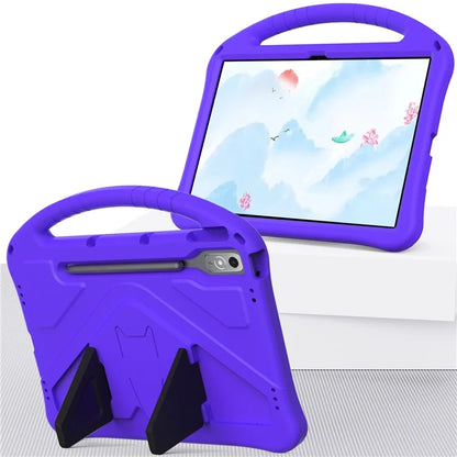 For Lenovo Tab P12 Protective Back Cover Handle Kickstand EVA Tablet Case