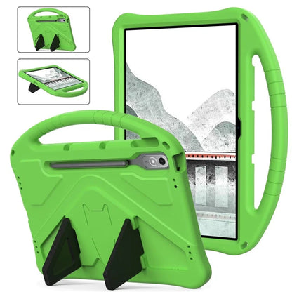 For Lenovo Tab P12 Protective Back Cover Handle Kickstand EVA Tablet Case