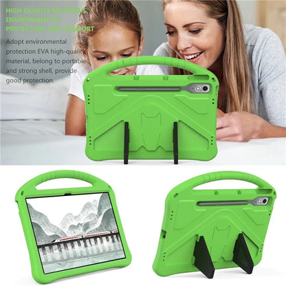 For Lenovo Tab P12 Protective Back Cover Handle Kickstand EVA Tablet Case