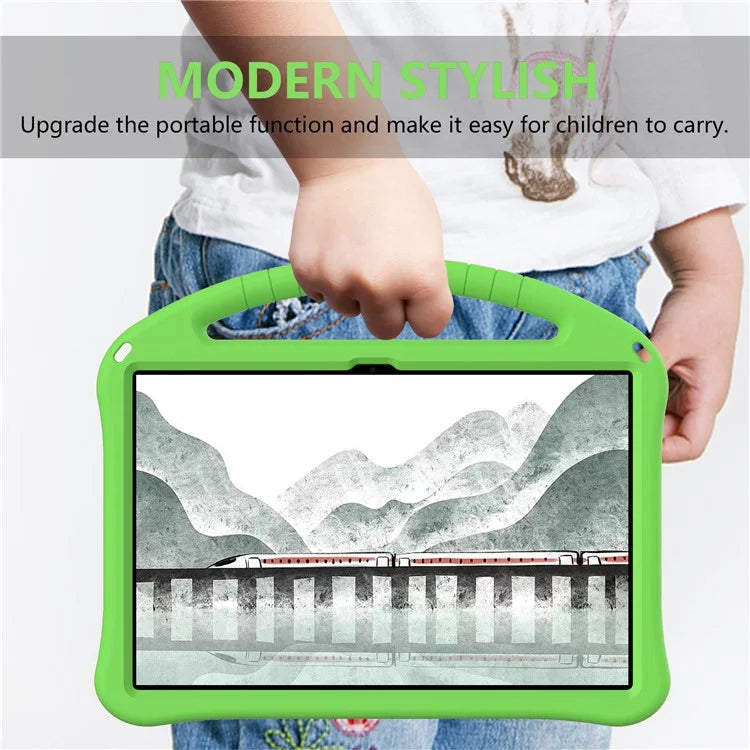 For Lenovo Tab P12 Protective Back Cover Handle Kickstand EVA Tablet Case