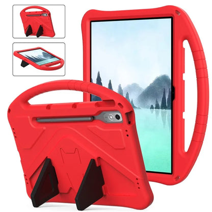 For Lenovo Tab P12 Protective Back Cover Handle Kickstand EVA Tablet Case