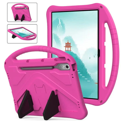 For Lenovo Tab P12 Protective Back Cover Handle Kickstand EVA Tablet Case