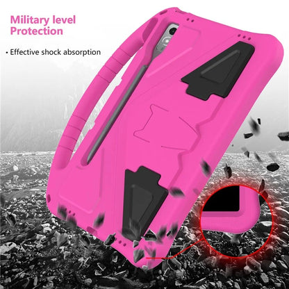 For Lenovo Tab P12 Protective Back Cover Handle Kickstand EVA Tablet Case