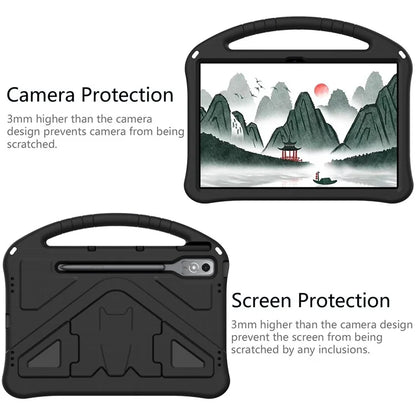 For Lenovo Tab P12 Protective Back Cover Handle Kickstand EVA Tablet Case