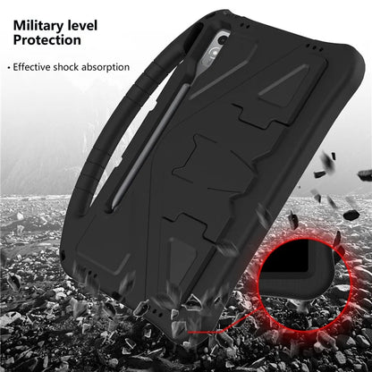 For Lenovo Tab P12 Protective Back Cover Handle Kickstand EVA Tablet Case