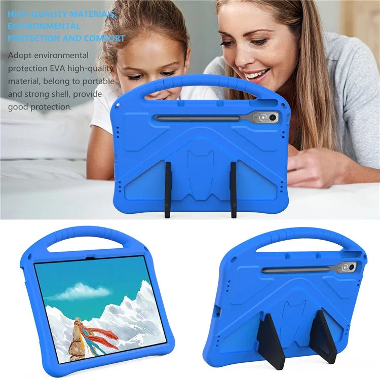 For Lenovo Tab P12 Protective Back Cover Handle Kickstand EVA Tablet Case
