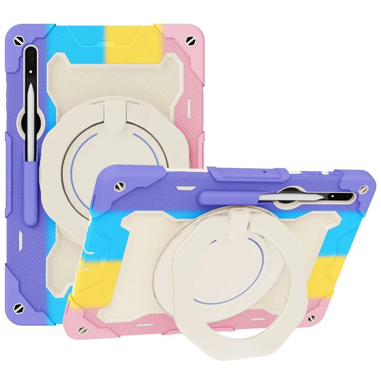 For Samsung Galaxy Tab S9 Ultra Kickstand Tablet Case PC+Silicone Cover