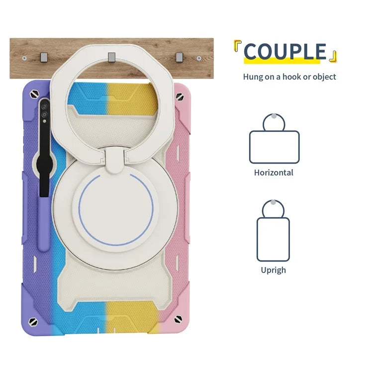 For Samsung Galaxy Tab S9 Ultra Kickstand Tablet Case PC+Silicone Cover