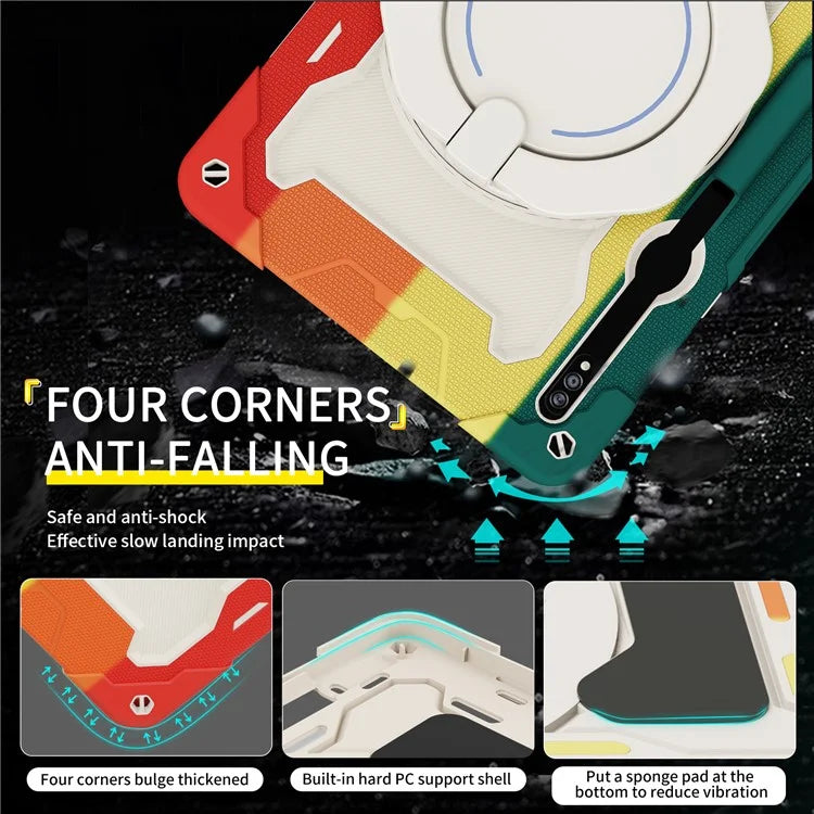 For Samsung Galaxy Tab S9 Ultra Kickstand Tablet Case PC+Silicone Cover