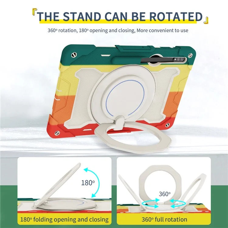 For Samsung Galaxy Tab S9 Ultra Kickstand Tablet Case PC+Silicone Cover