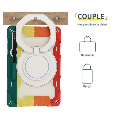 For Samsung Galaxy Tab S9 Ultra Kickstand Tablet Case PC+Silicone Cover