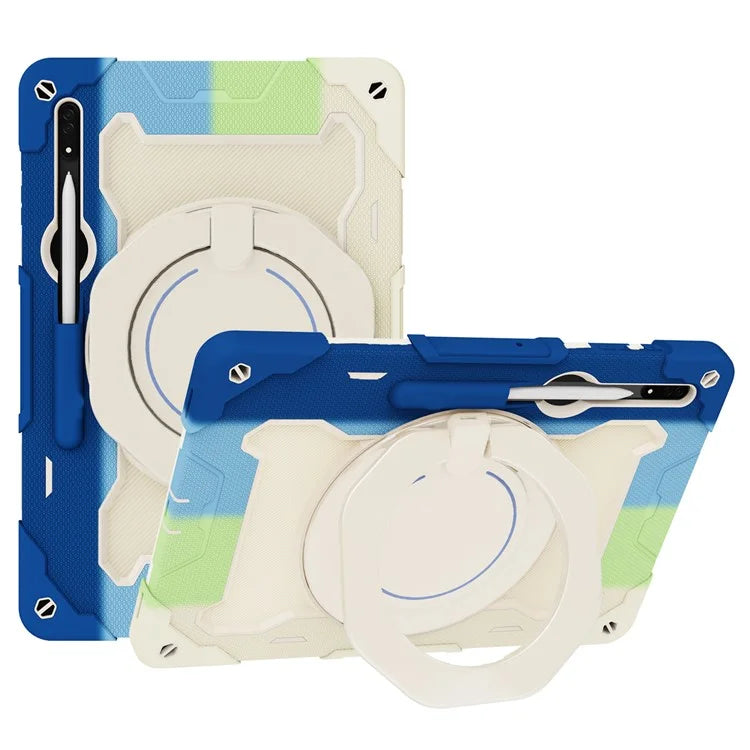 For Samsung Galaxy Tab S9 Ultra Kickstand Tablet Case PC+Silicone Cover