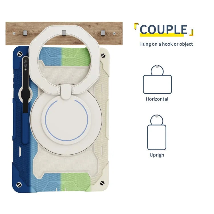 For Samsung Galaxy Tab S9 Ultra Kickstand Tablet Case PC+Silicone Cover