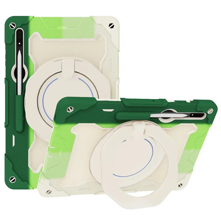 For Samsung Galaxy Tab S9 Ultra Kickstand Tablet Case PC+Silicone Cover