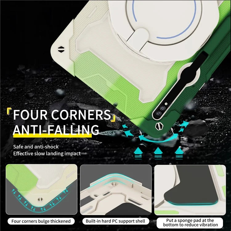 For Samsung Galaxy Tab S9 Ultra Kickstand Tablet Case PC+Silicone Cover