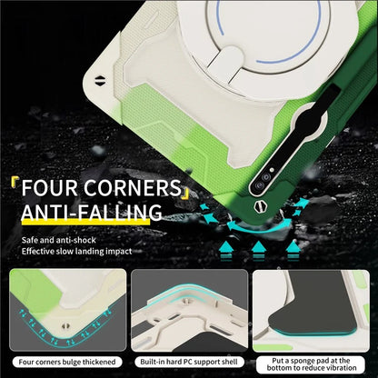 For Samsung Galaxy Tab S9 Ultra Kickstand Tablet Case PC+Silicone Cover
