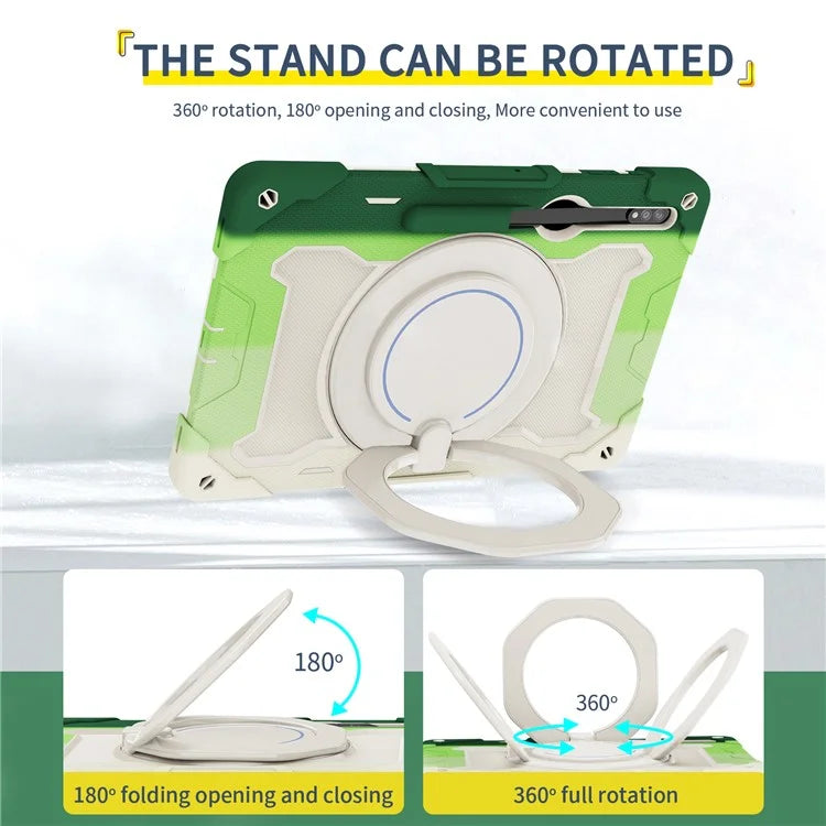 For Samsung Galaxy Tab S9 Ultra Kickstand Tablet Case PC+Silicone Cover