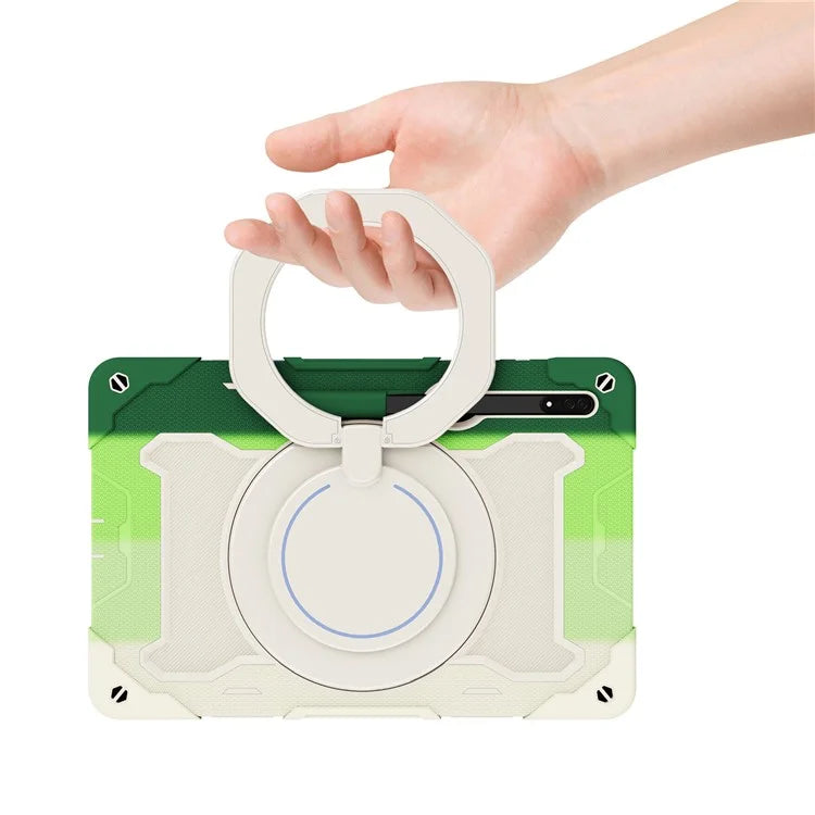 For Samsung Galaxy Tab S9 Ultra Kickstand Tablet Case PC+Silicone Cover