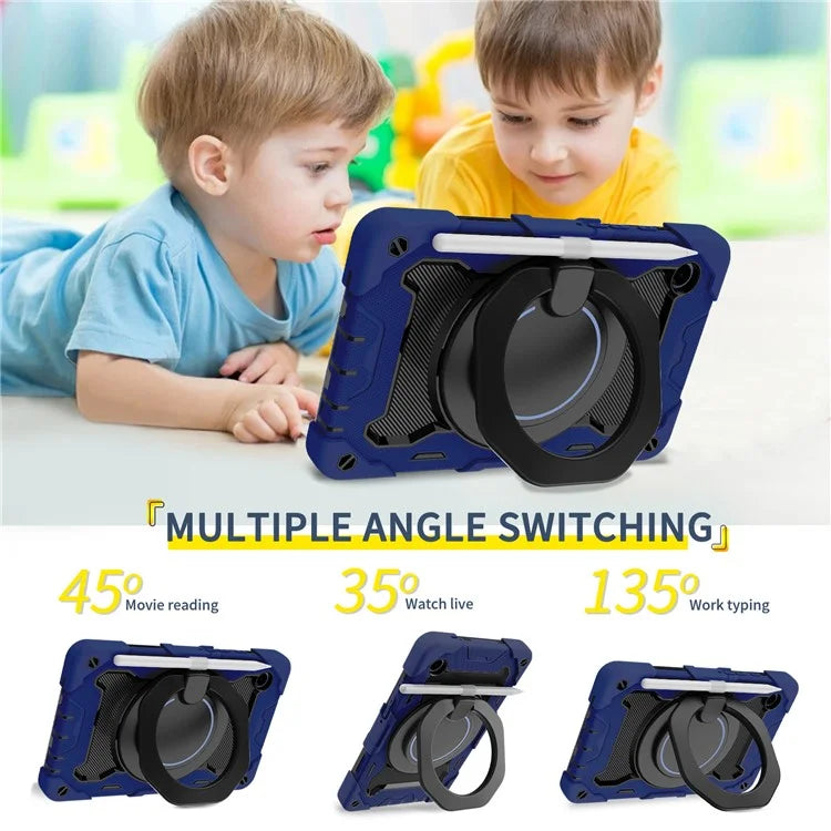 For Samsung Galaxy Tab A9 Tablet Case PC+Silicone Cover Kickstand