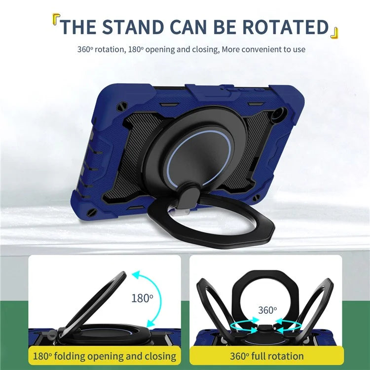 For Samsung Galaxy Tab A9 Tablet Case PC+Silicone Cover Kickstand