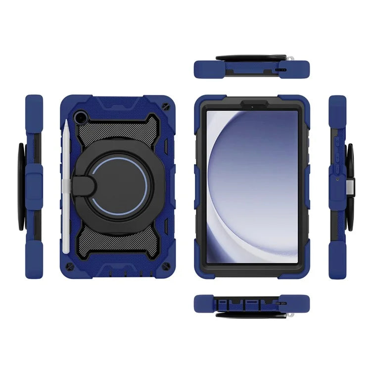 For Samsung Galaxy Tab A9 Tablet Case PC+Silicone Cover Kickstand