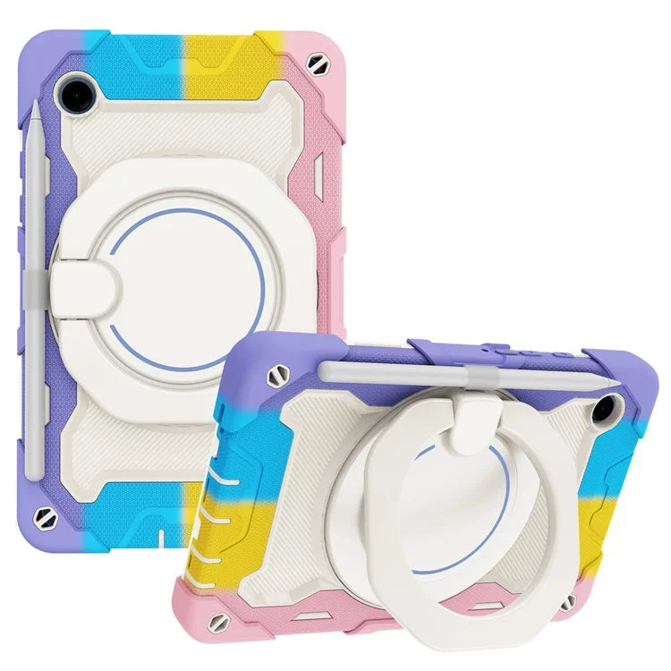 For Samsung Galaxy Tab A9 Tablet Case PC+Silicone Cover Kickstand