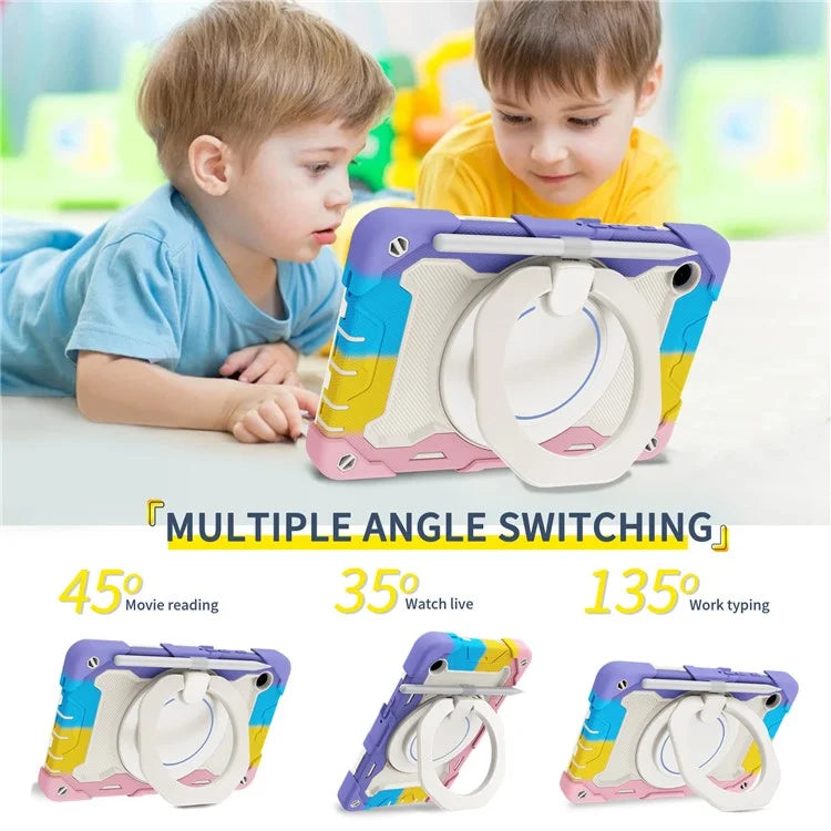 For Samsung Galaxy Tab A9 Tablet Case PC+Silicone Cover Kickstand