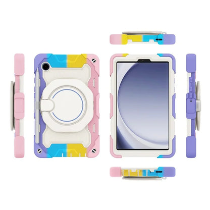 For Samsung Galaxy Tab A9 Tablet Case PC+Silicone Cover Kickstand