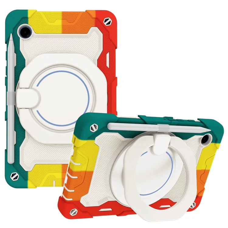For Samsung Galaxy Tab A9 Tablet Case PC+Silicone Cover Kickstand