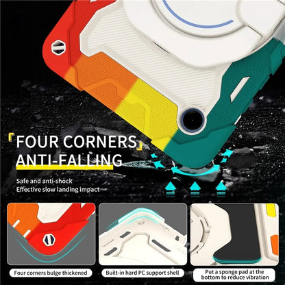 For Samsung Galaxy Tab A9 Tablet Case PC+Silicone Cover Kickstand