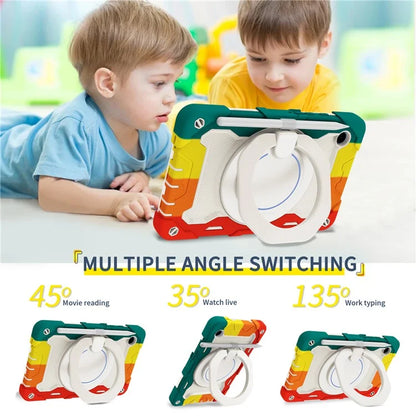 For Samsung Galaxy Tab A9 Tablet Case PC+Silicone Cover Kickstand