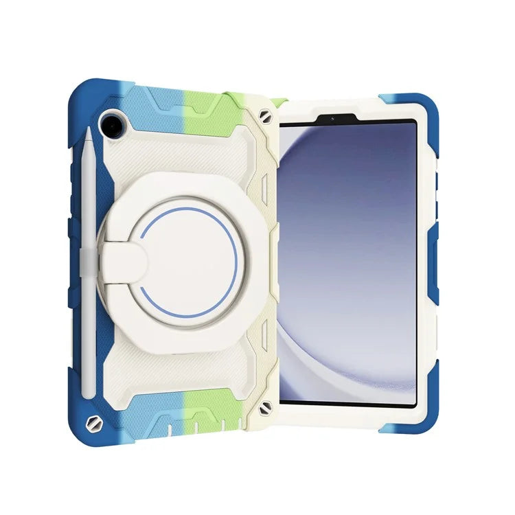 For Samsung Galaxy Tab A9 Tablet Case PC+Silicone Cover Kickstand