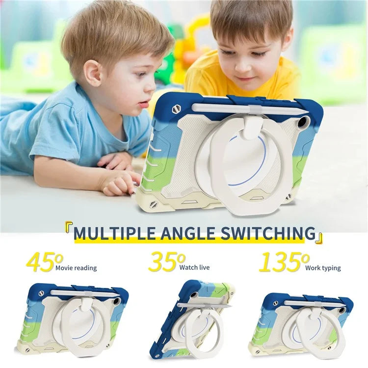 For Samsung Galaxy Tab A9 Tablet Case PC+Silicone Cover Kickstand