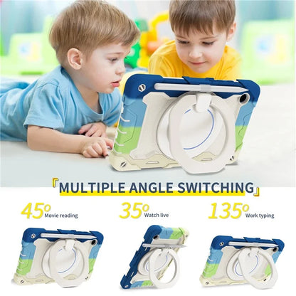 For Samsung Galaxy Tab A9 Tablet Case PC+Silicone Cover Kickstand