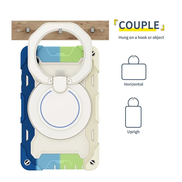 For Samsung Galaxy Tab A9 Tablet Case PC+Silicone Cover Kickstand