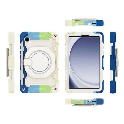 For Samsung Galaxy Tab A9 Tablet Case PC+Silicone Cover Kickstand