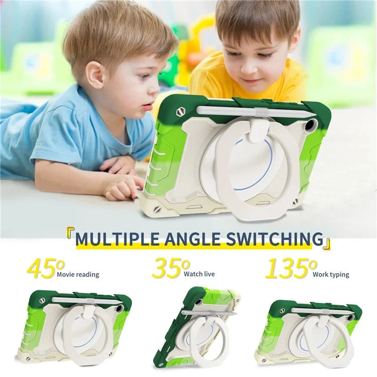 For Samsung Galaxy Tab A9 Tablet Case PC+Silicone Cover Kickstand