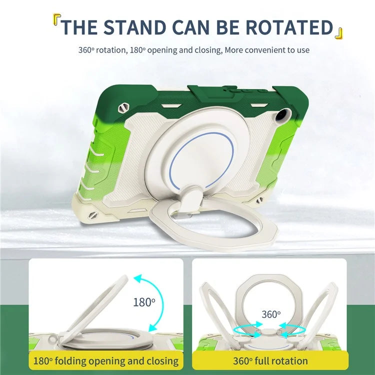 For Samsung Galaxy Tab A9 Tablet Case PC+Silicone Cover Kickstand