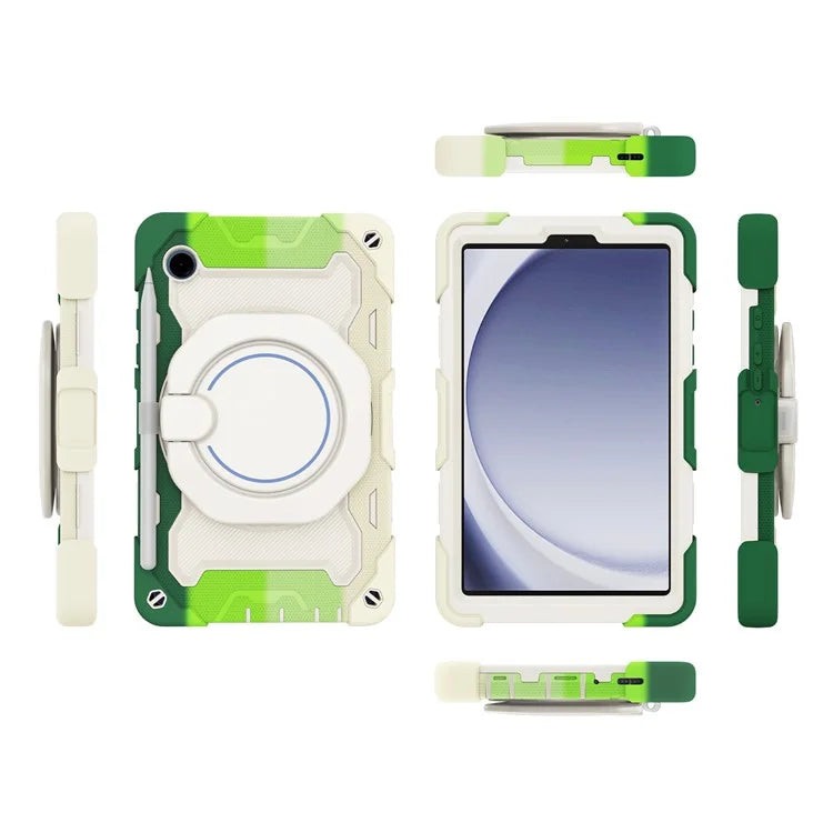 For Samsung Galaxy Tab A9 Tablet Case PC+Silicone Cover Kickstand