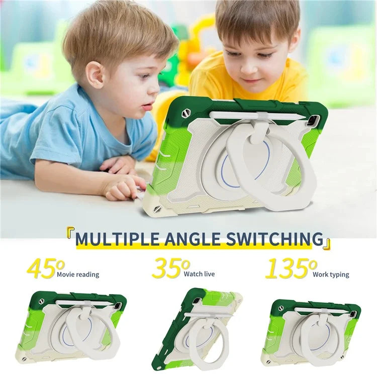 For Samsung Galaxy Tab S6 Lite (2024) / S6 Lite (2022) / S6 Lite (2020) Case Kickstand PC+Silicone Tablet Cover