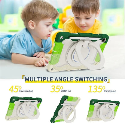 For Samsung Galaxy Tab S6 Lite (2024) / S6 Lite (2022) / S6 Lite (2020) Case Kickstand PC+Silicone Tablet Cover