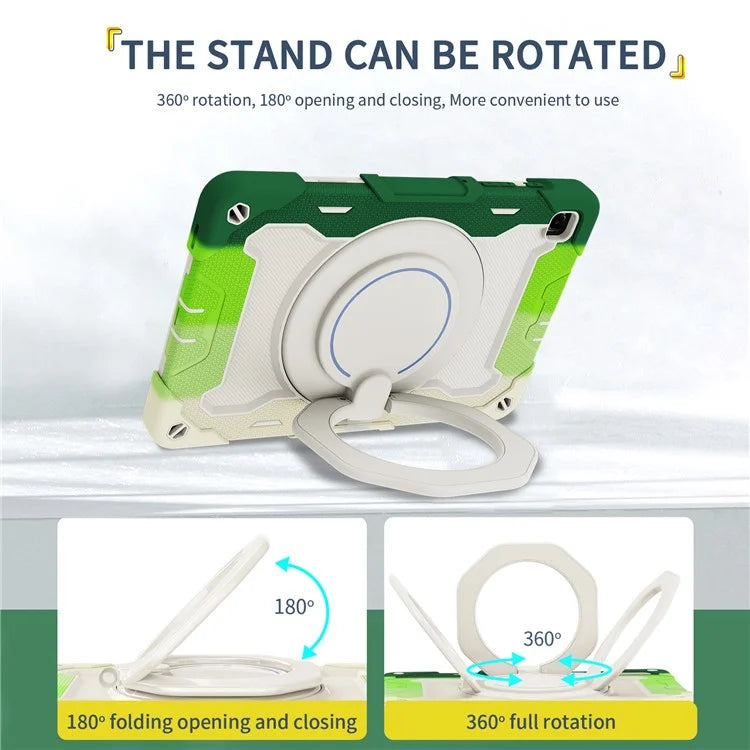 For Samsung Galaxy Tab S6 Lite (2024) / S6 Lite (2022) / S6 Lite (2020) Case Kickstand PC+Silicone Tablet Cover